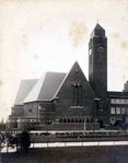 De kerk gezien vanuit het Javaplantsoen
<br/>
Beeldbank Stadsarchief, jaren 20-30